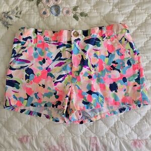 Lilly Pulitzer Pink and Blue  Shorts Like New Condition